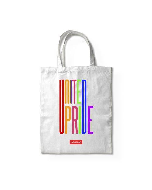 United Pride Customized Tote Bag - White